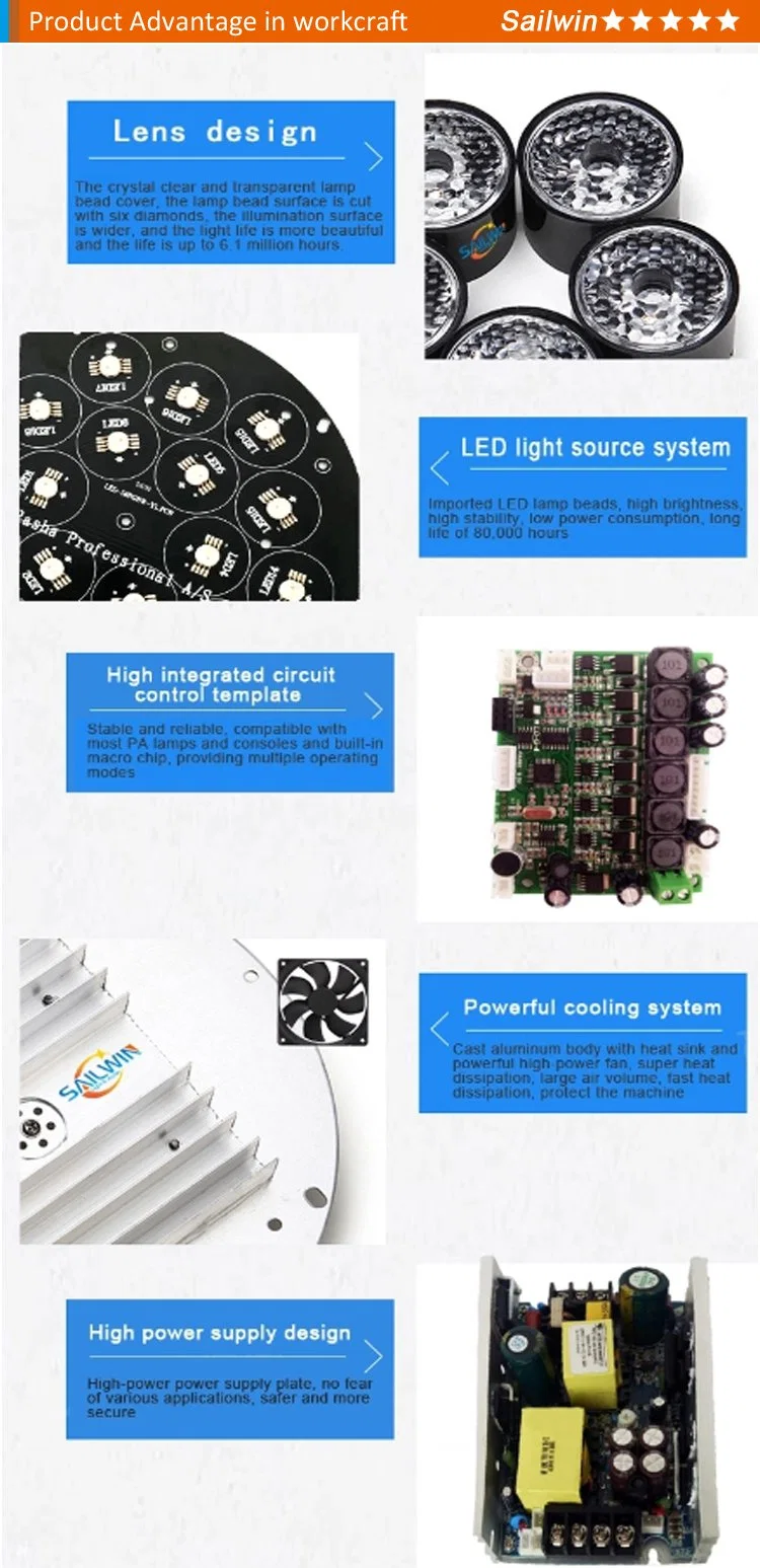 3D up Down 120W DMX RGB LED Lifting Ball Modern Wave Effect Colorful Kinetic Light Lift Ball