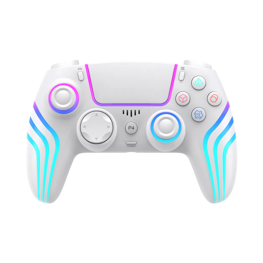 2023 New for PS4 Wireless Controller with RGB LED and 1000mAh Battery