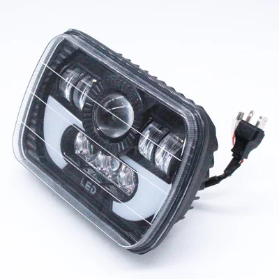 Jk 랭글러 지프 75W LED 헤드라이트 Halo 7인치용 Lightech 12V 24V 자동차 액세서리